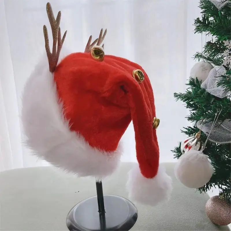 Christmas Hats Santa Hats Holiday Plush Hat Comfortable Unisex Designs Thick Classical Santa for Festival Party Supply