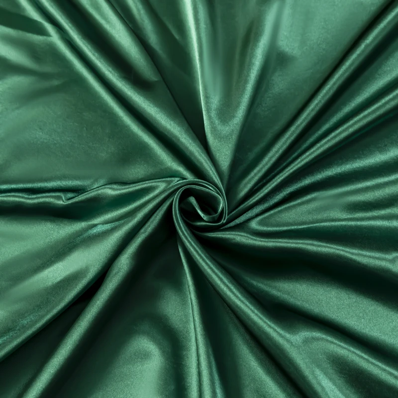 Smooth Fitted Bed Sheet for Summer Satin Silk Bed Sheet Ice Cooling Twin/Full/Queen/King Size Bottom Sheets Green Color Bedsheet 3