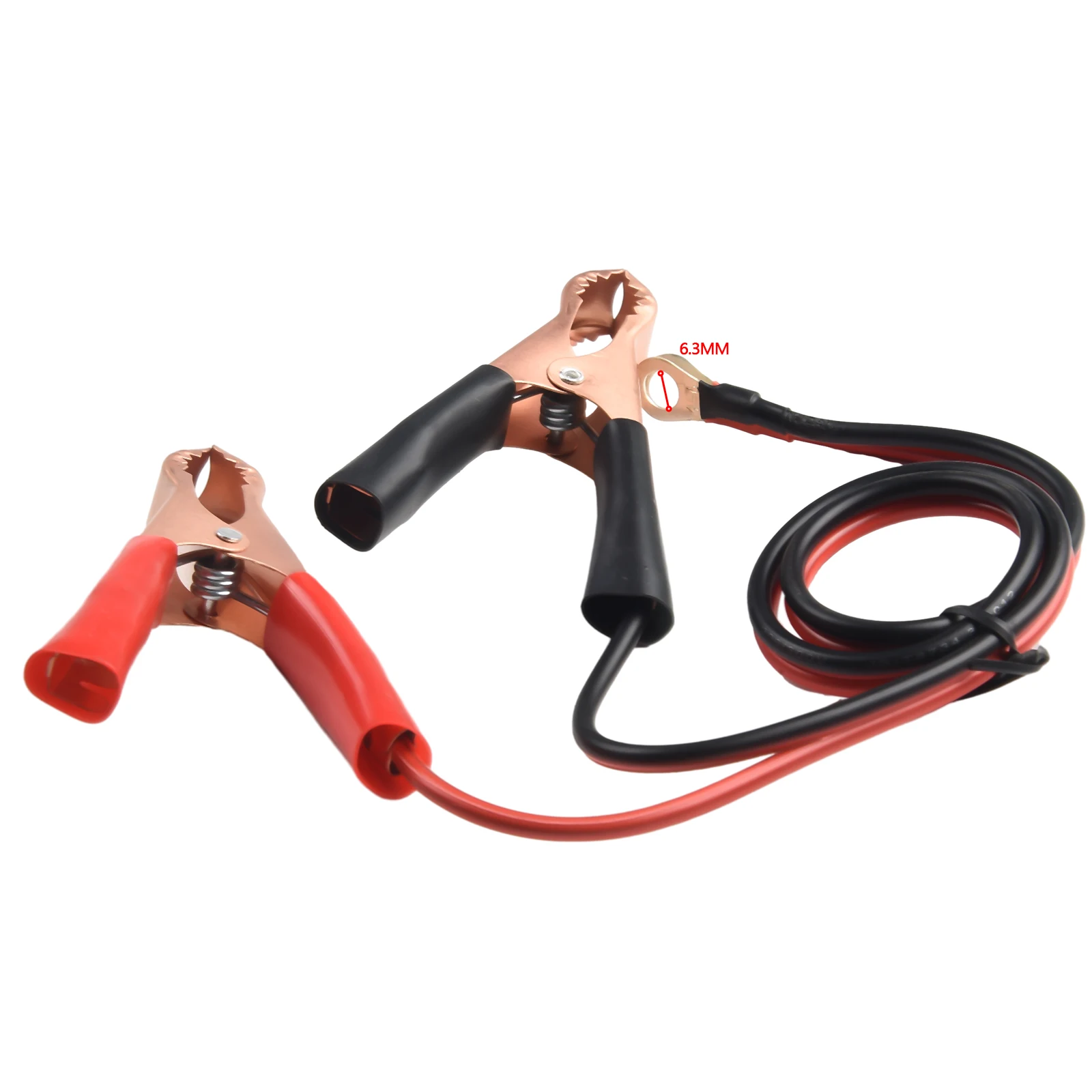 2pcs Attery Ground Cable Car 50AMP Battery Inverter Wire Power Transfer Cable Alligator Clip Copper Connection Wire