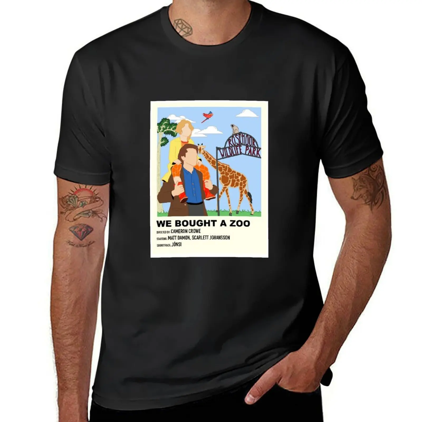 We Bought a Zoo Poster T-Shirt customs customs design your own graphics t shirt men