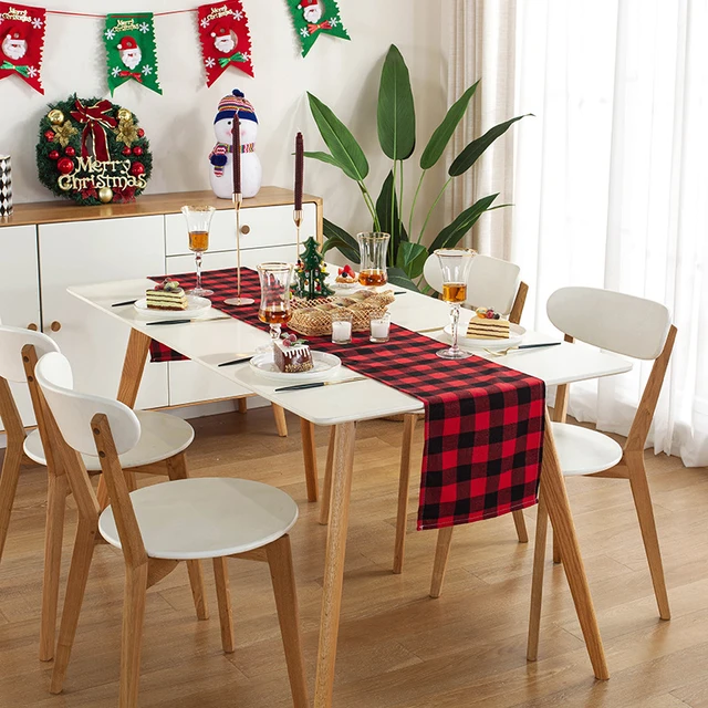 Chemin de table Noël à motif tartan, Mode en ligne