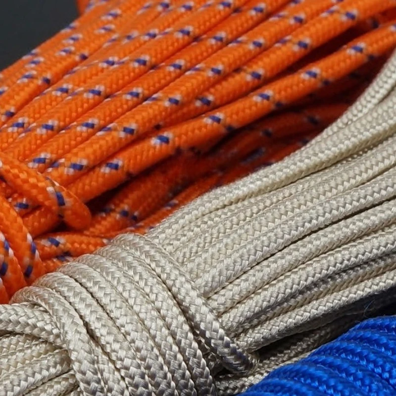 12가지 색상 3mm 우산끈 DIY 다기능 우산끈 팔찌 목걸이 우산끈 키체인 포함 직조 펜던트