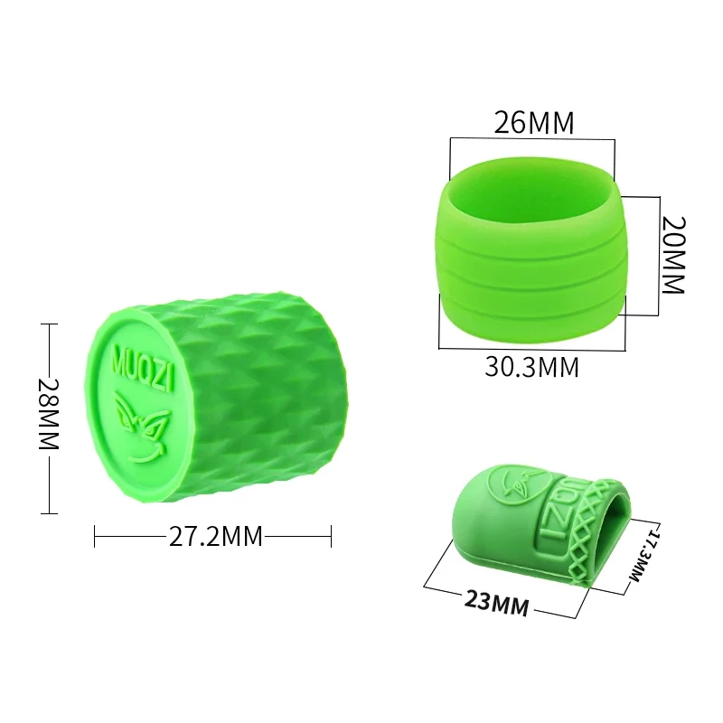 1 Pair Handlebar Tape Fixing Ring Bike Handlebar Silicone Protective Sleeve Dustproof Cover