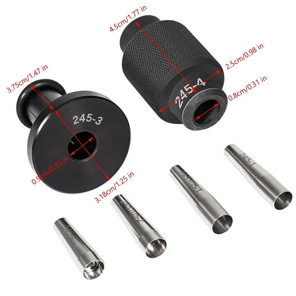 GM245 Fuel Injector Seals Tools Compatible For Delphi Engines 6 Pcs