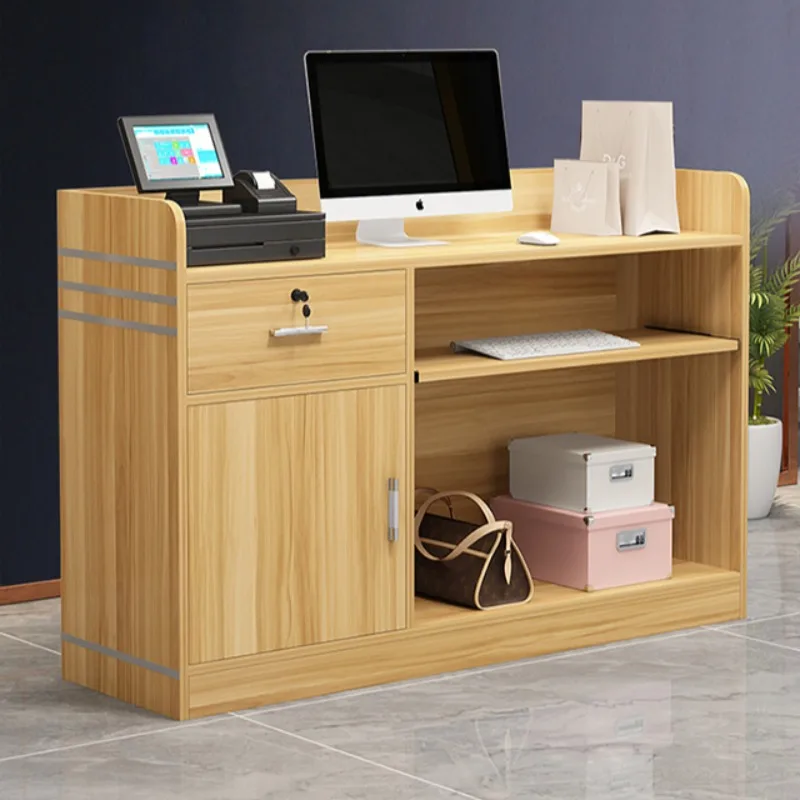 Money Cash Counter Outdoor Small Simple Modern Hair Salon Store Milk Tea Register Reception Desk Table For Aesthetics Shop Bar