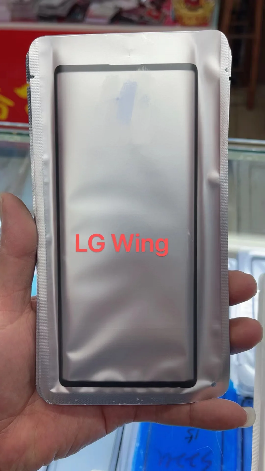 

Glass+OCA For LG Wing 5G LMF100N LM-F100N LM-F100V Screen Replacement LCD Front touch screen Glass Outer Lens