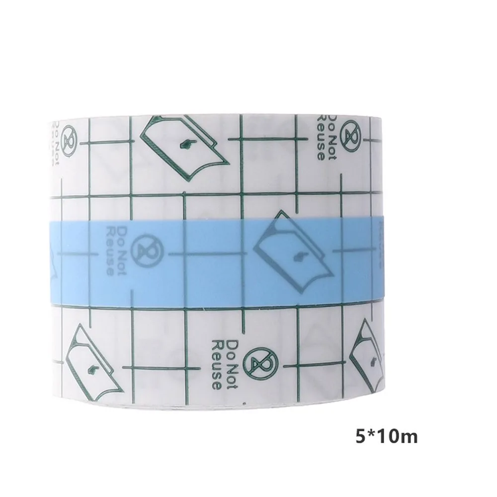 THETAG Bendaggio post-cura del tatuaggio, 16 cm x 2 m, impermeabile, nastro adesivo per seconda pelle, bendaggi protettivi, bende antibatteriche, medicazione per pellicola per la guarigione della