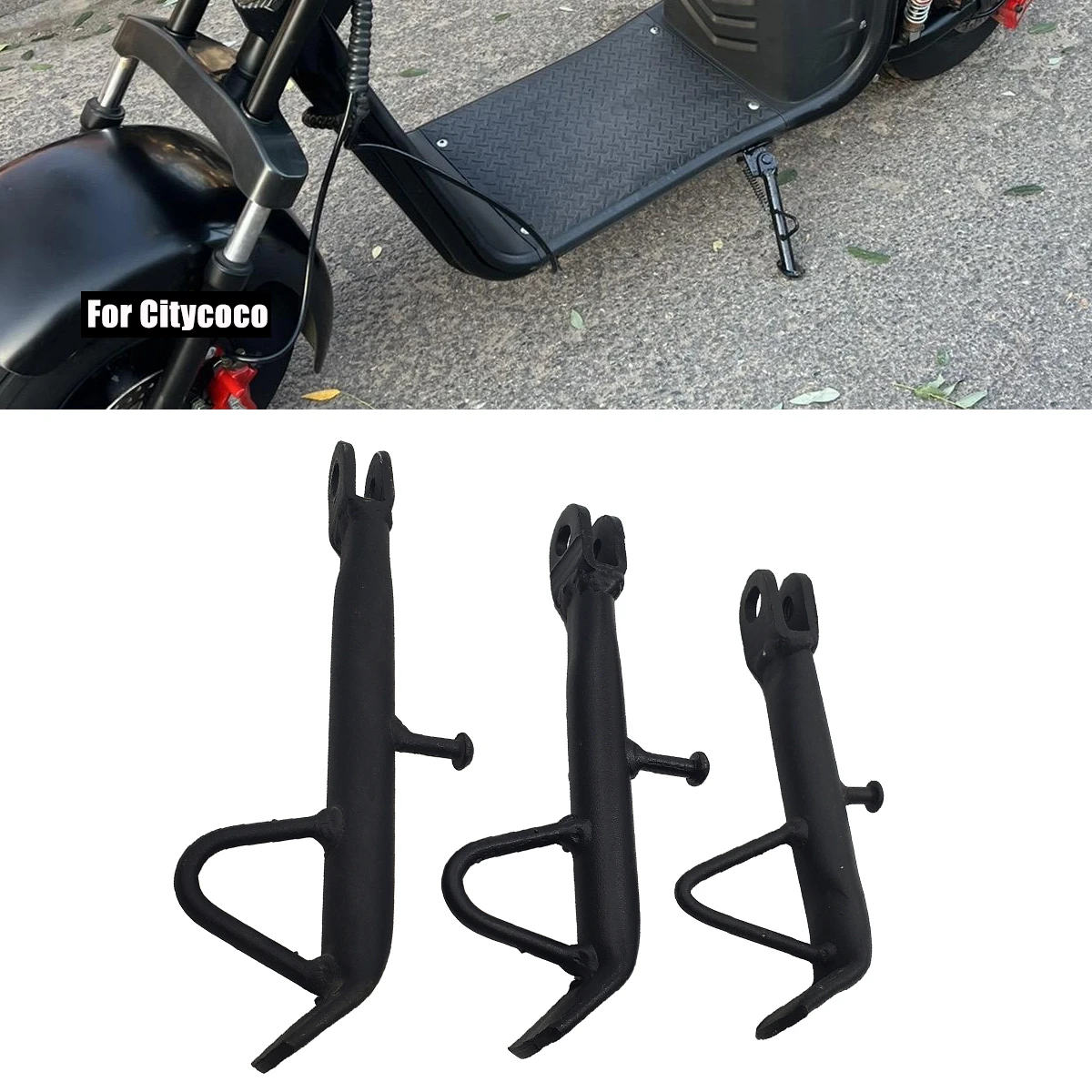 170mm 190mm 210mm Alloy Side Support Foot Support For Harley Halei Citycoco Electric Scooter Universal Kickstand Accessories