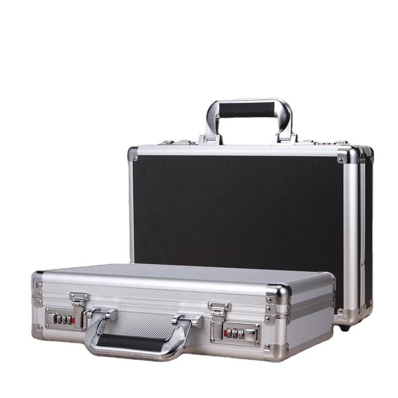 

file storage portable Small box alloy toolbox lock Aluminum hardware waterproof instrument with organizer household case box