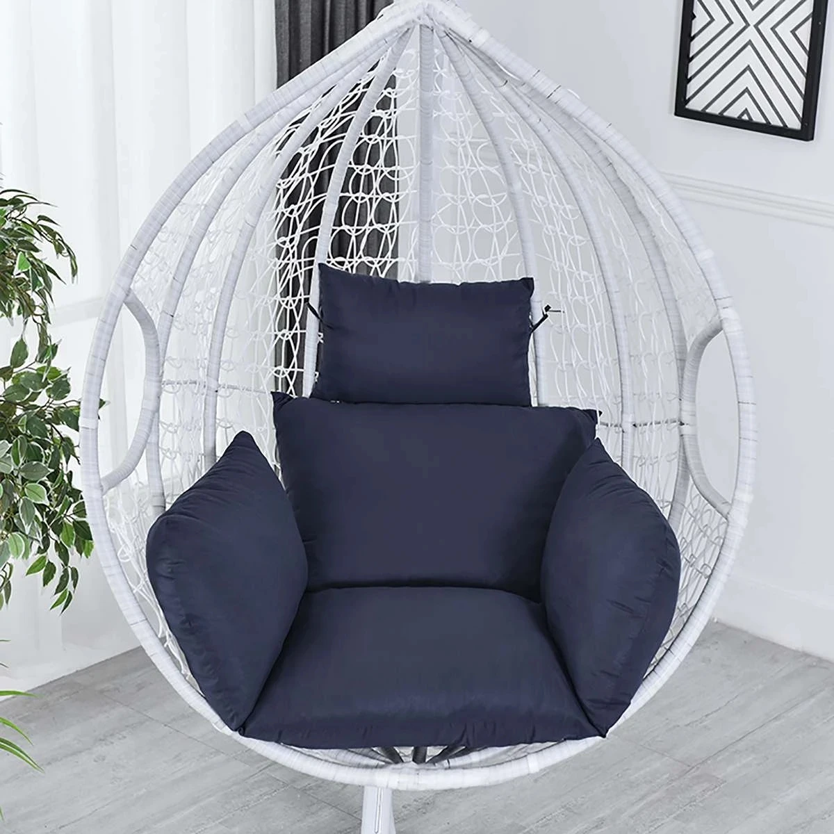 Outdoor Soft Seat Hammock Chair Swinging Garden Cushion Seat Dormitory  Bedroom Hanging Chair Back With Pillow(only Pillow) - Beach Chairs -  AliExpress