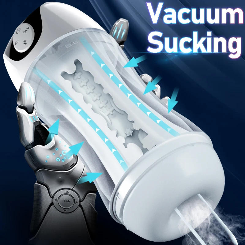 Masturbatory dla mężczyzn automatyczne ssanie prawdziwy wibrator ...