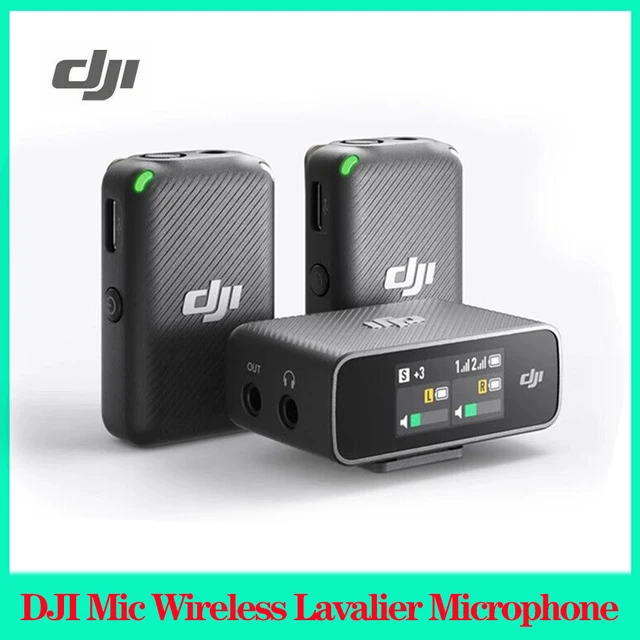 Micrófono Lavalier inalámbrico para grabación de vídeo DJI, micrófono con  cancelación de ruido para PC, teléfono inteligente, Vlogs con carga CaseMic  - AliExpress