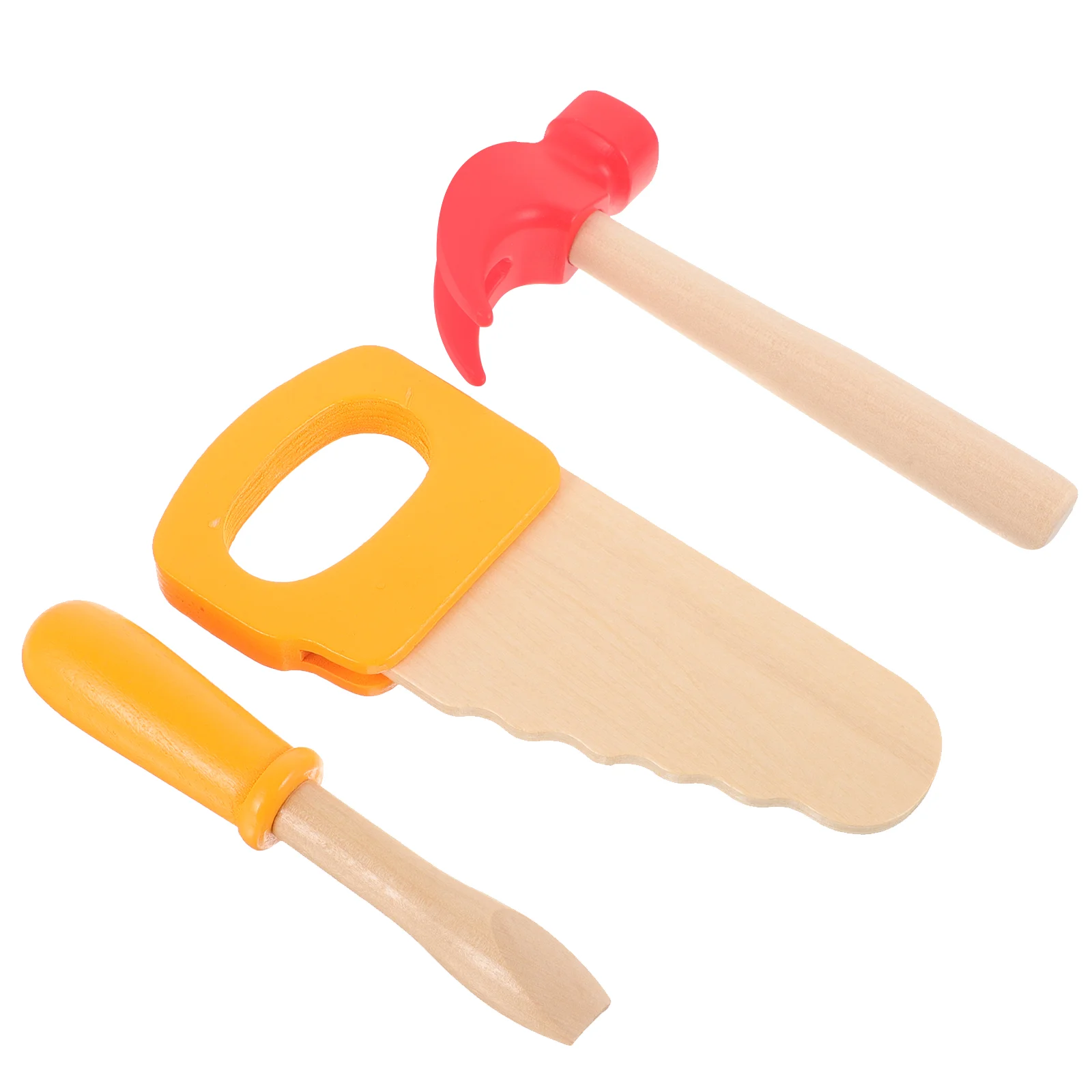 용 목공 장난감 놀이 도구, 나무 망치 톱 시뮬레이션 스크루 드라이버, 어린이 작은 재미