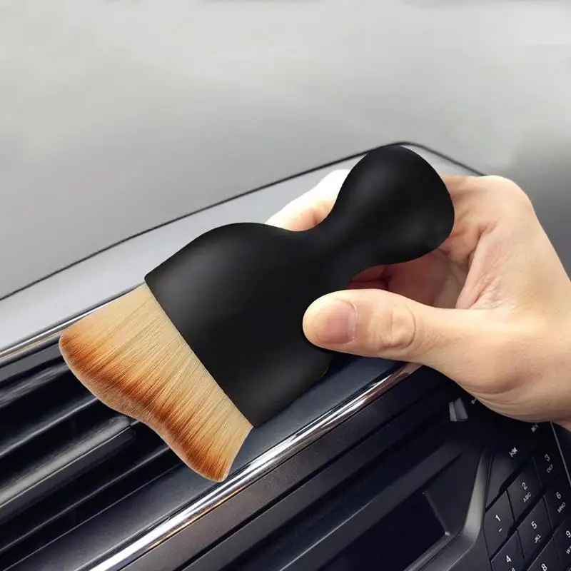 

Washable Cleaning Brush Car Air Conditioner Air Outlet Cleaning Brush Gap Cleaning Car Crevices Soft Hair Dust Removal Tool