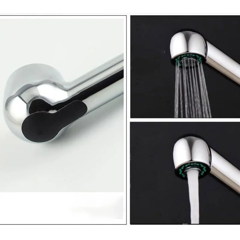 Description Picture 3 of itemKitchen Handheld Pull Out Faucet Water Sprayer Head G1/2 Mixer Tap Bathroom Faucet Replacement Shower Head Mutifuction Nozzle B4