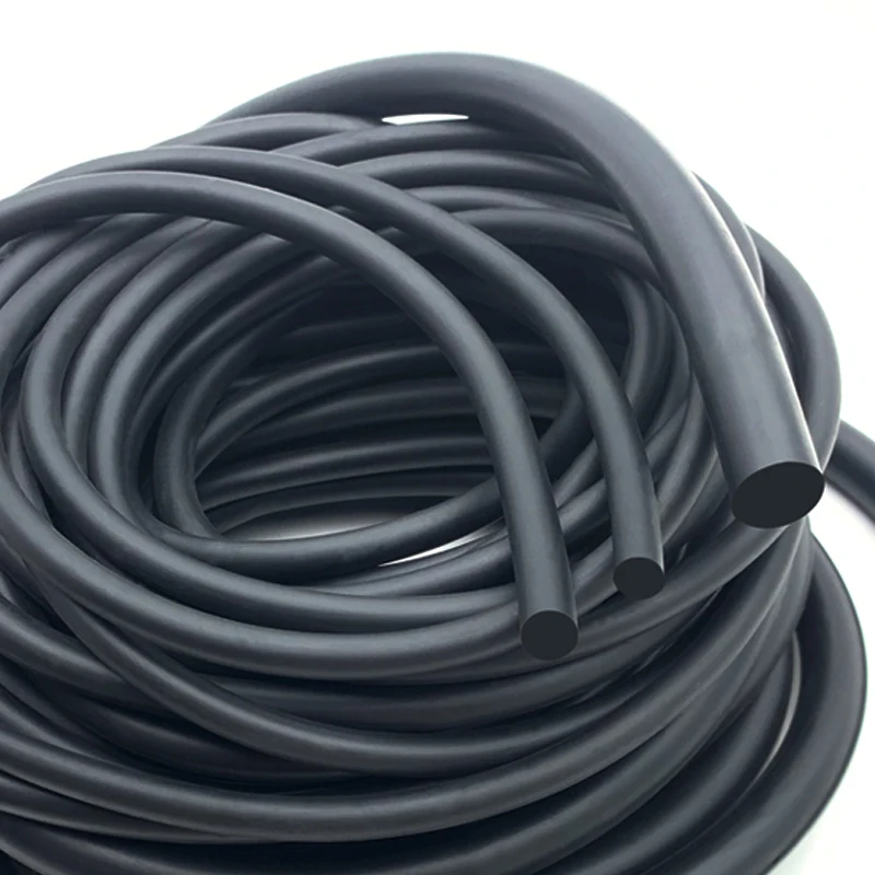 OD1mm ~30mm black NBR rubber strip sealing high temperature oil resistant nitrile sealing rope solid high-quality rubber strip