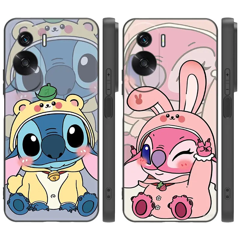Simpatica Custodia Kawaii Angel Stitch Cartoon Per Huawei Nova 11 Pro 12 10 9 8 Pro 11I 8I 7I 11Se 10Se 9Se Y91 Y90 Y71 Y70 Y61 Y60