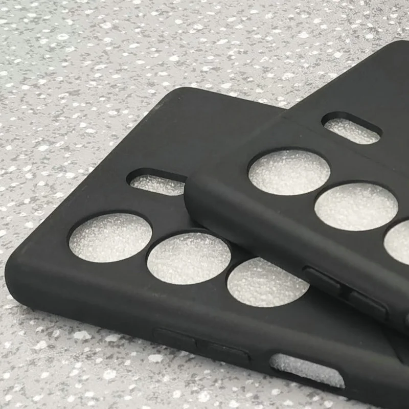 Sleek Black Soft TPU Slim Matte Protective Phone Case