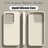 Liquid Silicone Cases For Xiaomi Mi 14 Ultra 13 13T 12T 11T 12S Lite Pro Redmi Note 13 12 11 10 9 Pro 13C Shockproof Back Cover 1