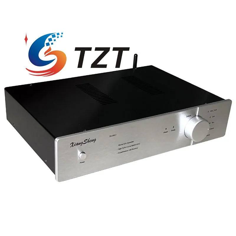 

TZT DAC-05A MK II CSR8675 Bluetooth DAC Hifi USB DAC сбалансированная труба DAC Dual PCM1794A с серебристой/черной панелью