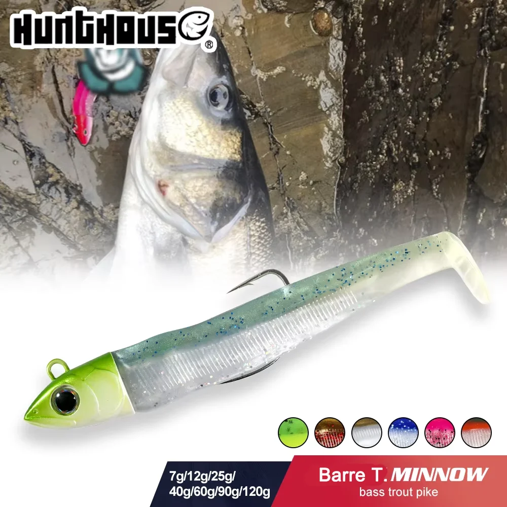 Leurre souple Hunthouse Easy Shiner pour bar, brochet et sandre - Leurres souples de 7g à