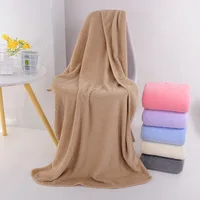 Bath towel, enlarged and thickened, pineapple grid large bath towel, household adult shower beach towel, towel 6