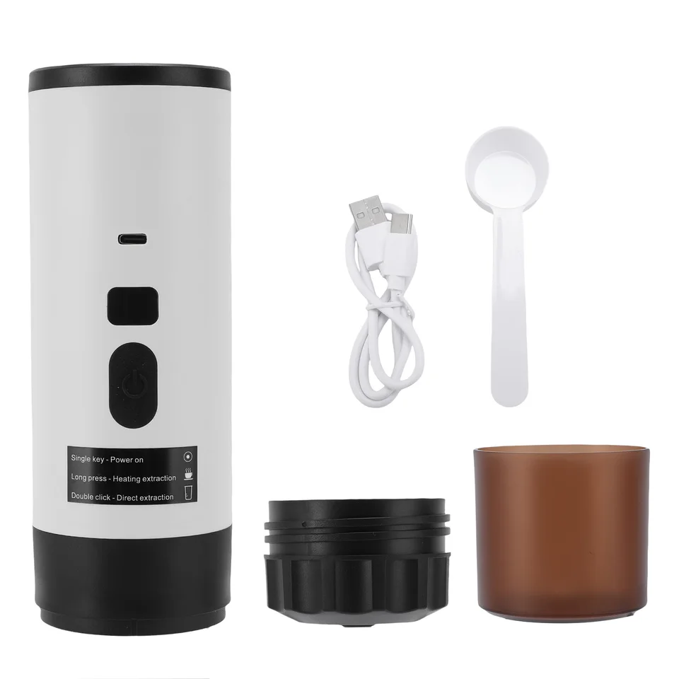Portable Automatic Capsule Coffee Maker for Travel