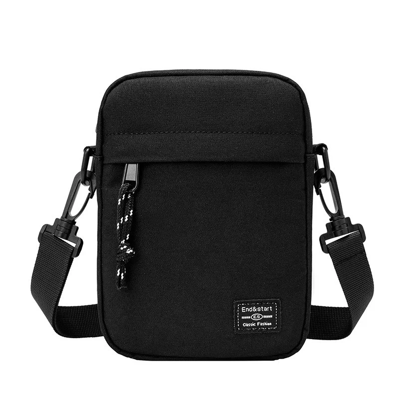 [Simple Mini Crossbody Handbags Bag Men's Nylon Shoulder Side Bag for Men Messenger Phone Sling Bag Husband  Chest Pack Wallet]