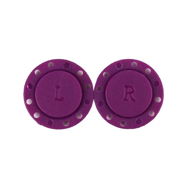 A pair Invisible Magnet Button for Sewing Supplies Jacket Cardigan Concealed Buckle Handwork Clothing Decoration Craft Supplies purple