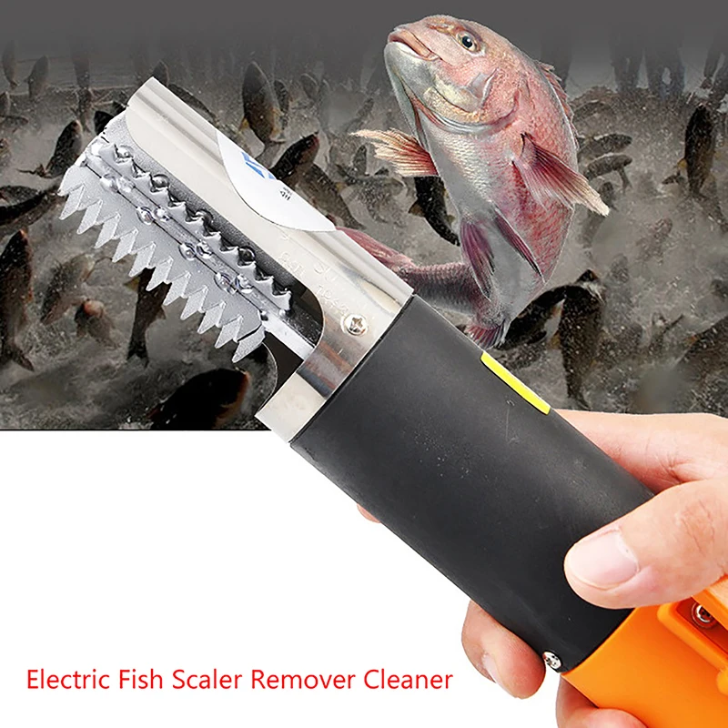 

New Waterproof Electric Fish Scaler EU/US Plug Fish scale Scraper Descaler Fish Cleaner Seafood Tools