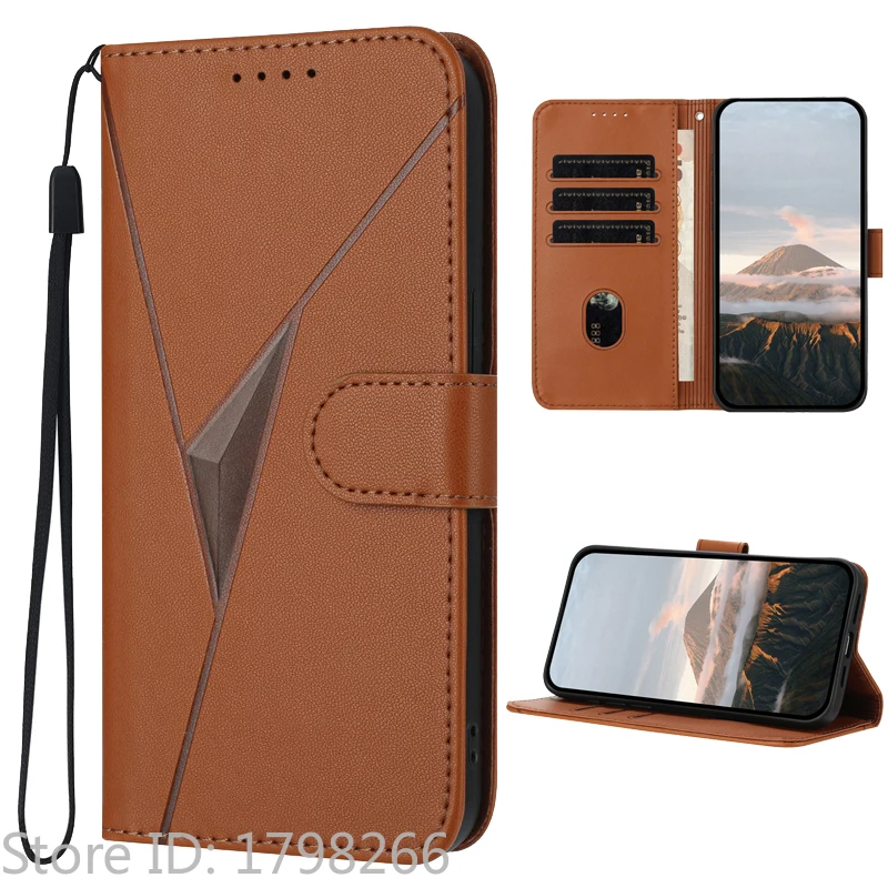 Luxury Pattern Flower Leather Phone Case - Flip Cover Wallet with Card Holder