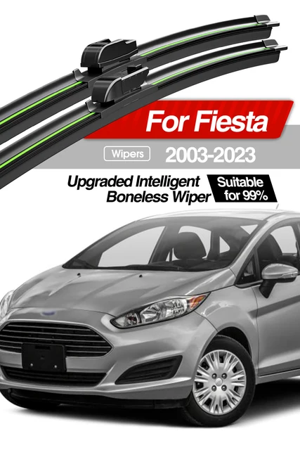 Tergicristallo Anteriore E Posteriore Per Ford Fiesta MK6 (2008-2016) - Set Completo 26+15+12 Cm - Foto 2