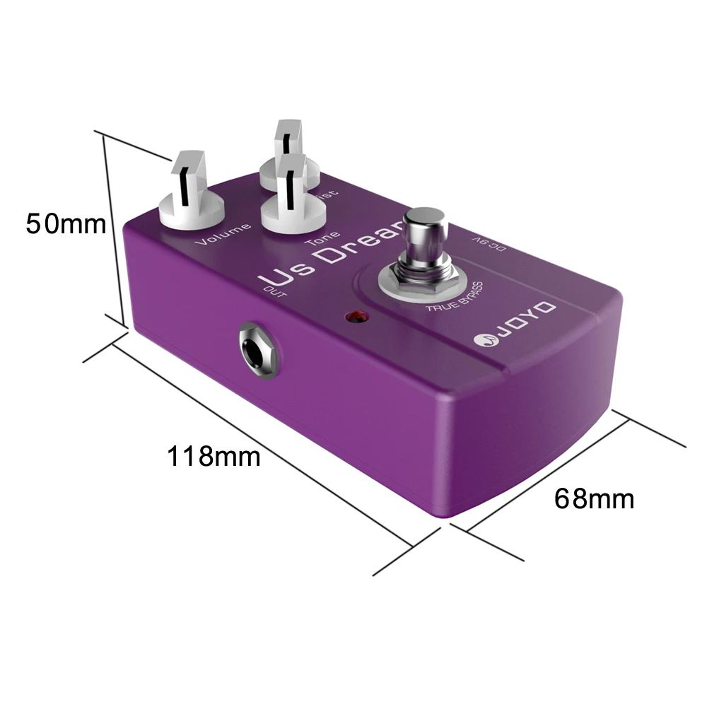 JF-34 US DREAM Distortion Guitar Pedal Simulate Driven Tube Amplifier High Gain