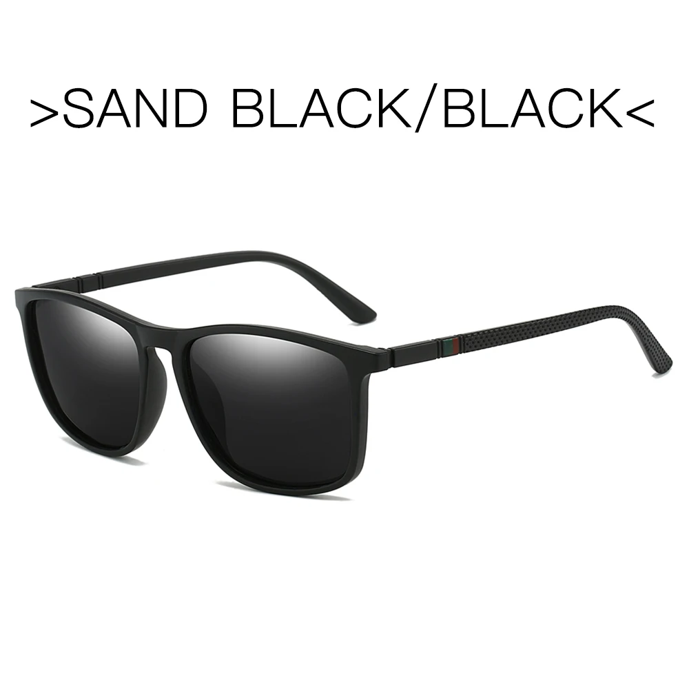 Men's Polarized Sports Sunglasses - Lightweight UV400 Protection Square Eyewear