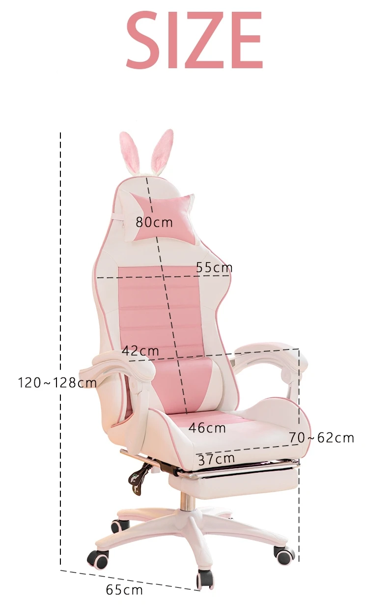 Description Picture 4 of itemE-sport Office Computer Gaming Chair Reclining Armchair with Footrest Internet Cafe Gamer Chair Study Furniture