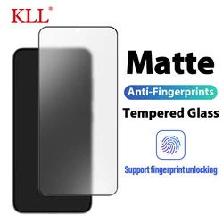Matte Frosted Tempered Glass Screen Protector with Fingerprint Unlocking Capability - Matte Tempered Glass (Samsung S24 Plus)
