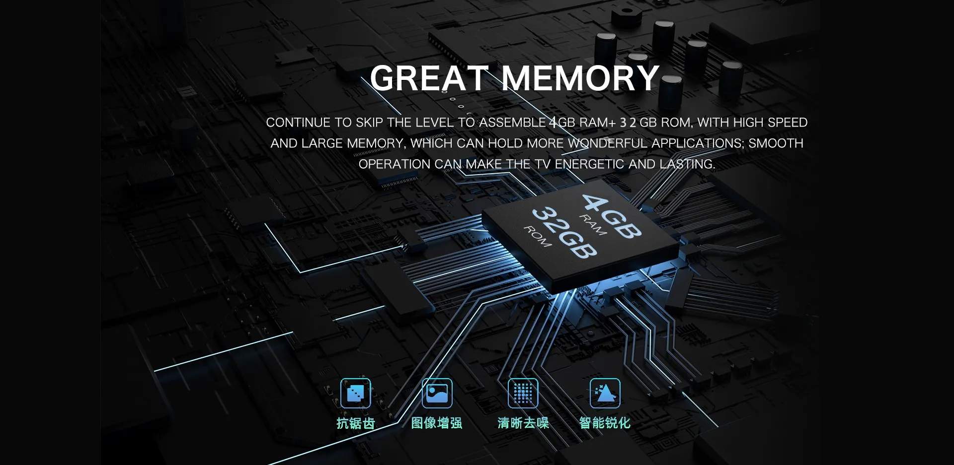 Genuíno] imetbox m3 tv box 4g 32gb com controle vioce wifi 6