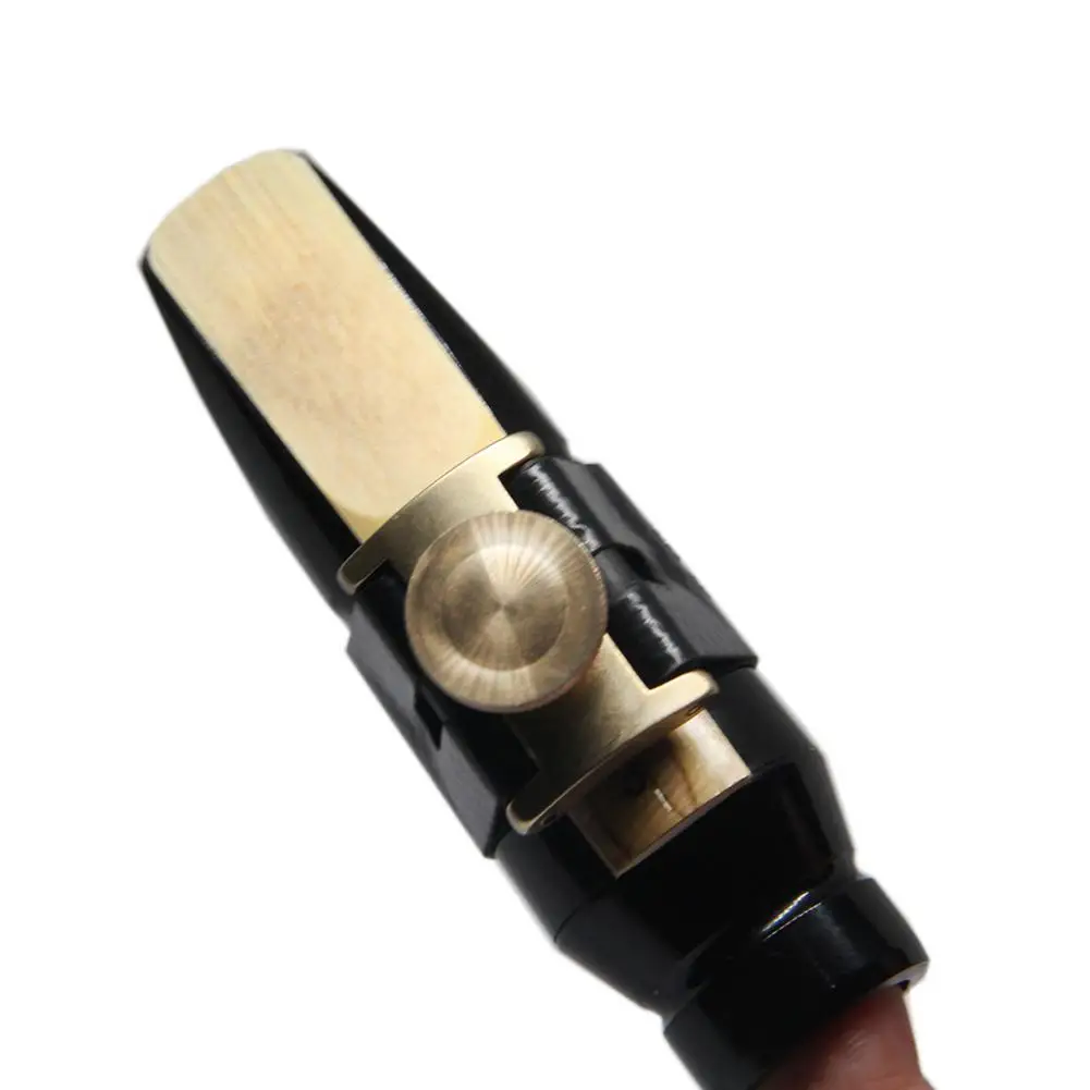 Alto Saxophone Mouthpiece Ligature Clarinet Large Screw Flute Head Clamp Mouthpiece Sleeve Accessories