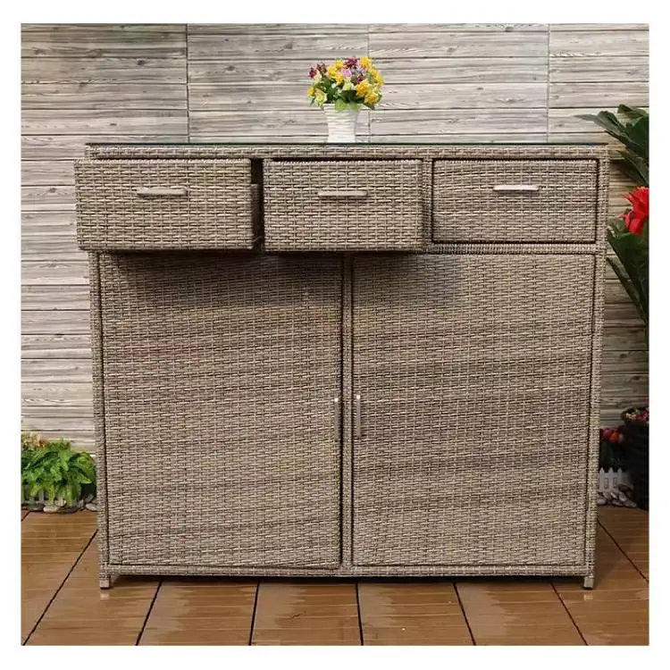 

Factory Direct Sales Rattan Storage Shoe Cabinet Living Room Furniture