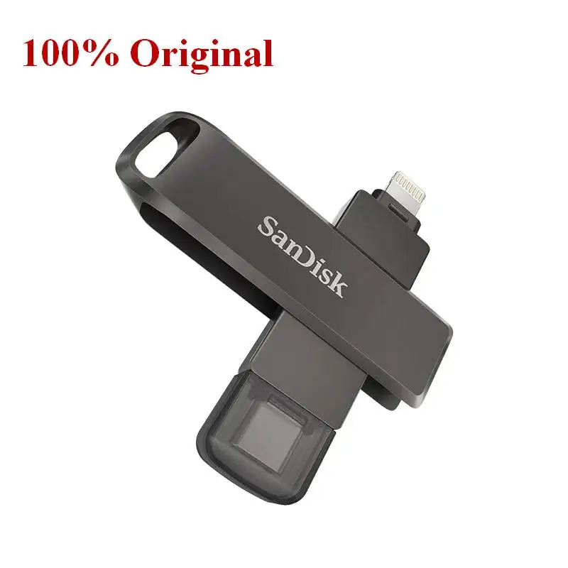 sandisk-memory-stick-de-metal-para-iphone-mac-e-laptop-caneta-usb-flash-drive-luxo-otg-tipo-c-e-relampago-ix70n-64gb-128gb-256gb