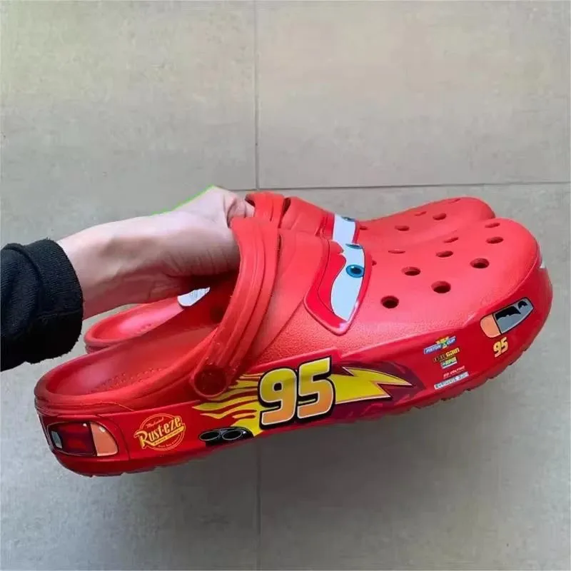 Animated sneakers Disney Mcqueen Pixar waterproof beach shoes sandals casual breathable