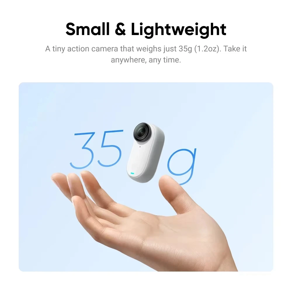 Insta360 GO3 32G 64GB 128G Mini Action Camera 10m Waterproof Small Micro Stabilized Action Camera Vlog