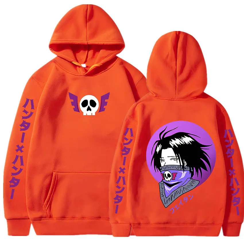 Anime Hunter X Hunter Hoodie Feitan Potoo Cosplay Pullover Men Women  Tracksuit Casaul Oversize Sweatshirt Hoodies Streetwear