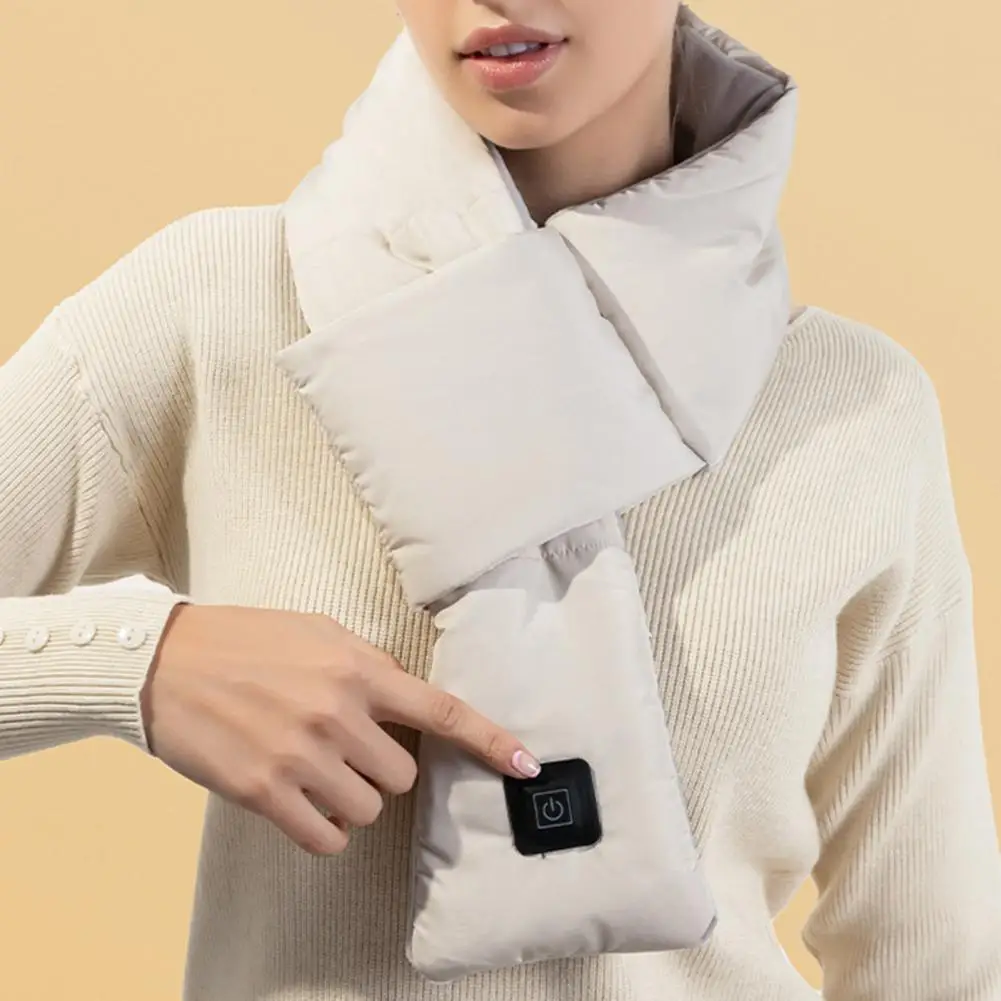 

Winter Warm Scarf Electric Heating Scarf Unisex Winter Neck Protection with Windproof Cold-resistant Features Washable Smooth