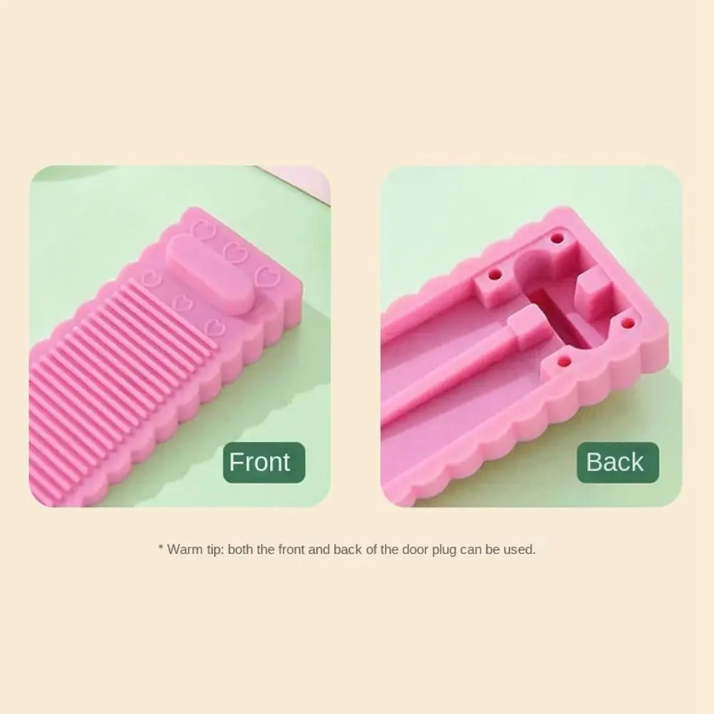 Description Picture 5 of itemCreative PVC Door Stopper Wedge Safety Floor Holder Windproof Anti Collision Doorstop Home