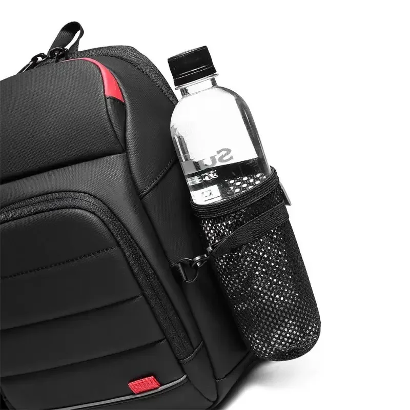 Waterproof Messenger Bag with USB Charging for Men