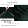 Velvet Sofa Cover Elastic Thick L Shaped Corner Sofa Cover for Living Room 1/2/3/4 Seater Stretch Cover for Sofa Couch Armchair 6
