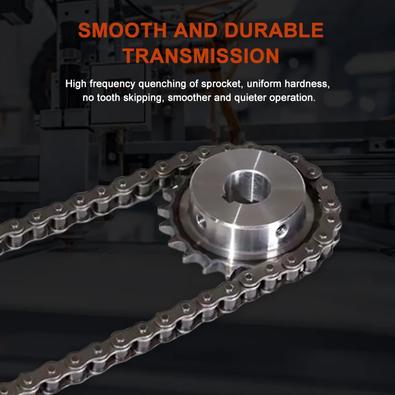 Precision 04C 2-Point Sprocket 8/10/11/12/13 Tooth Standard Hole 6/8/10/12mm With M5 Screw Hole Fixed 45# Steel Quenching Pitch