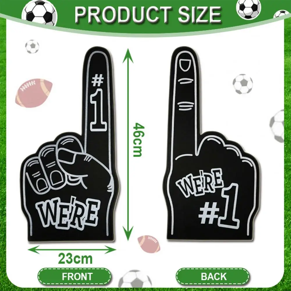 Cheerleading Foam Finger We're Number 1 Hand Sports Events Celebration Cheerleading Victory Foam Hand Sports Fan Cheering Prop