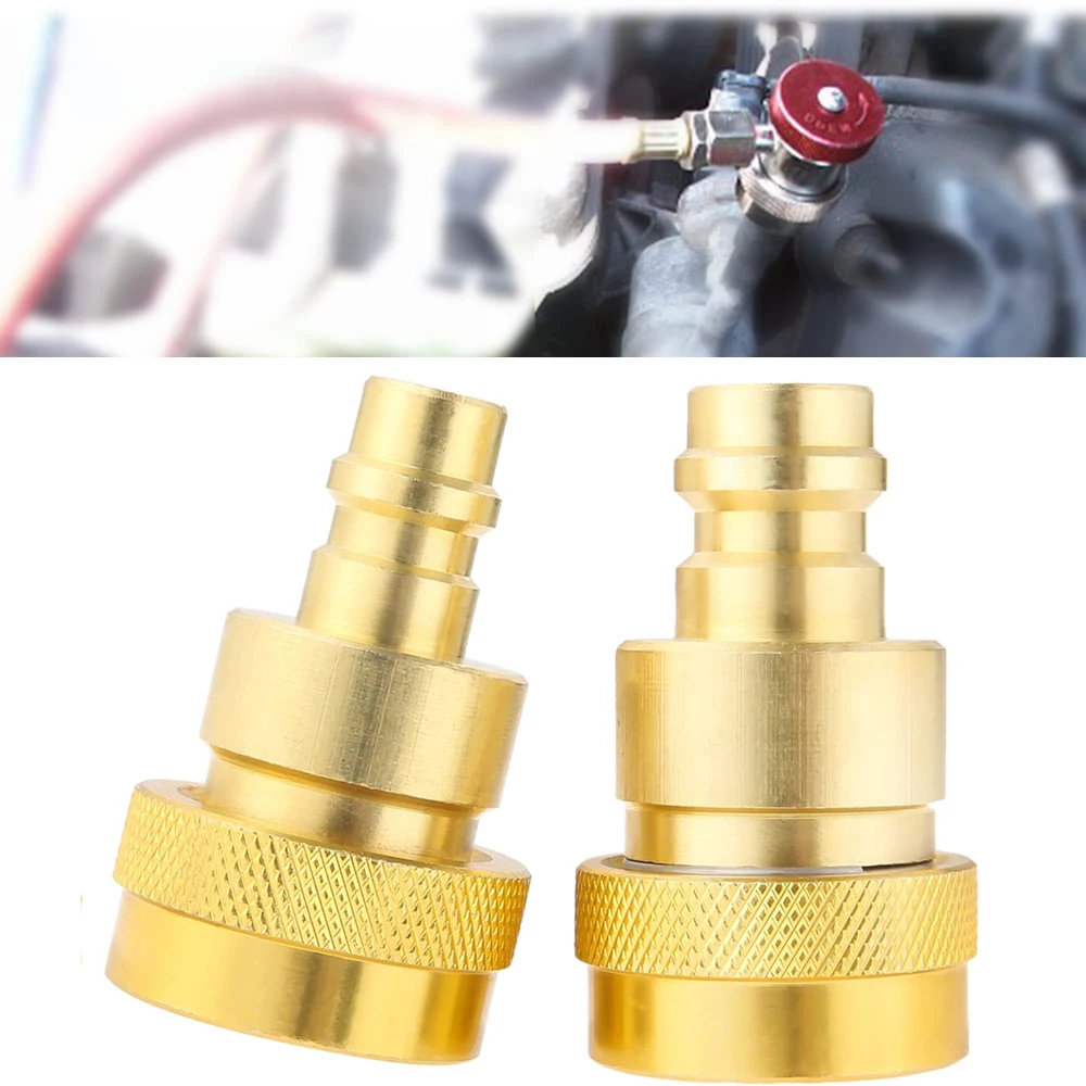 2 Pz/Set A/C R134A A R1234Yf Adattatore Rapido Connettore Regolabile Ad Alta Bassa Tensione Per Condizionatore D'Aria R1234Yf Sistema Refrigerante